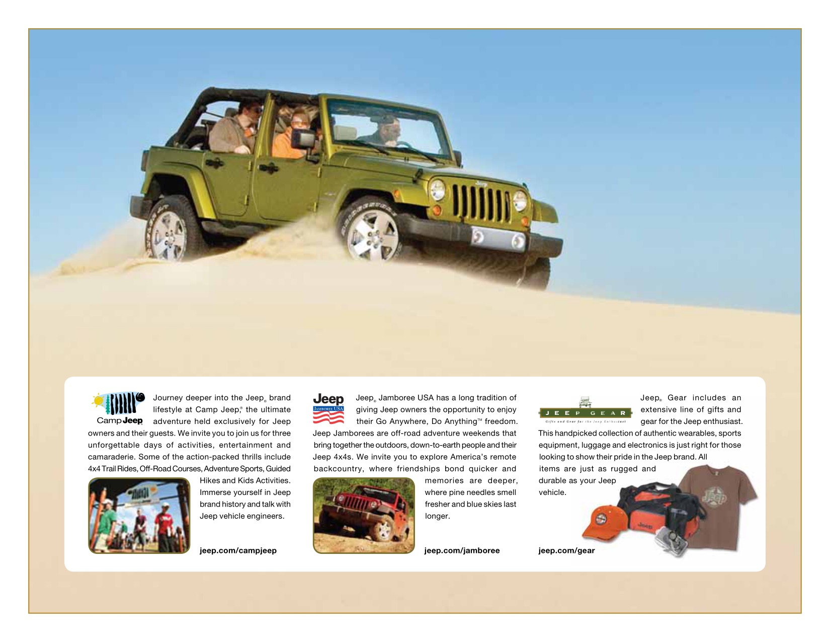 2008 Jeep Wrangler Brochure Page 1